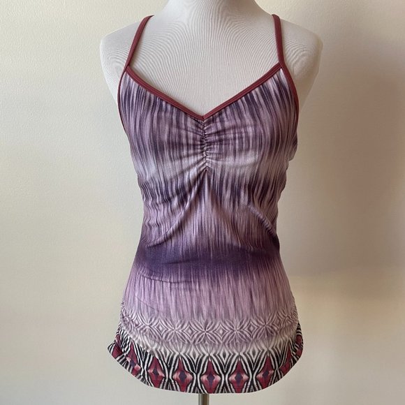 Prana Yoga Tank Shelf Bra Racerback Small - Picture 1 of 10
